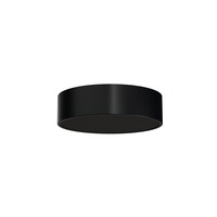 Kruhová - OS KRU60050 KRUGER 1 FC stropní/nástěnné plastové svítidlo černá IP40 3000 K 18W LED - OSMONT