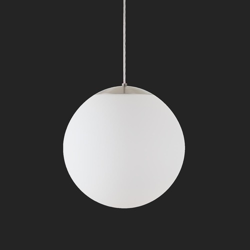 Nouzové osvětlení - OS ADR72109 ADRIA S3 HP závěsné skleněné svítidlo nerez broušená / bílá IP40 3000 K 52W LED nouzové kombinované 3 h (původní kód OS 72109) - OSMONT - foto 1