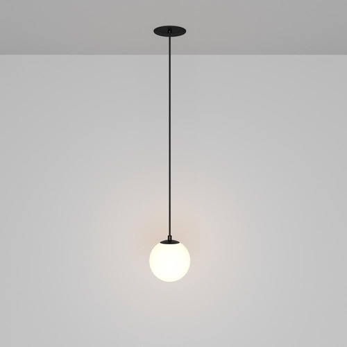 Dekorativní - M P039PL-5W3K-10INS-B Závěsné svítidlo kulaté 3000K 5W teplá bílá 300lm černý hliník/plast moderní - MAYTONI - foto 1