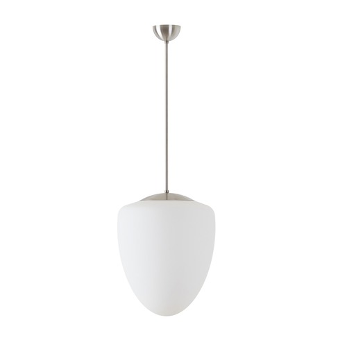 Koule - OS AST60413 ASTRA P závěsné skleněné svítidlo kartáčovaná nerez / bílá IP40 3000 K 27W LED - OSMONT - foto 1