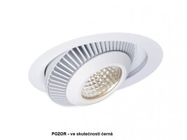 Kruhová - BPM 20025.BK.D60.3K Zápustné svítidlo KOL LED černé 9,3W 3000K 60° 829lm - BPM