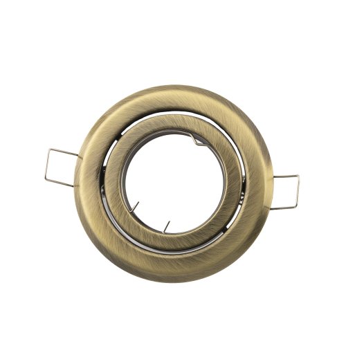 Vestavná bodová svítidla - Podhledový rámeček R55-BR/M matná mosaz - foto 1