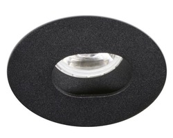 Kruhová - KHL K50131.01.RF.BK-BK.GU 501311RBBG   Zápustné svítidlo DASH černé max.50W Ø80mm kulaté - KOHL-Lighting (starý kód: KHL K50131.BK.GU)