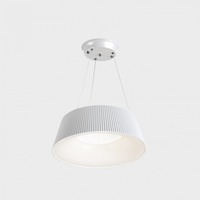 Kruhová - KHL K51400.01.PN.WH-WH.OP.ST.8.30 CHAS závěsné svítidlo pr. 460 mm bílá 30 W CRI >80 3000K Non-Dimm - KOHL-Lighting