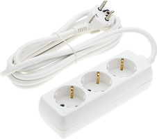 Zásuvky a adaptéry - Napájecí lišta 3 zásuvky