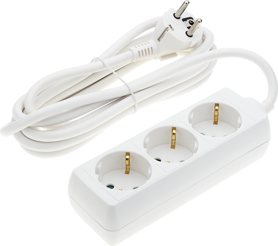 Zásuvky a adaptéry - Napájecí lišta 3 zásuvky - foto 1