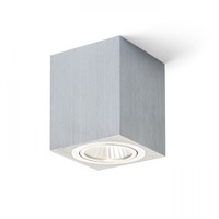 Downlight - RED R10325 MAYO čtvercová výklopná přisazená česaný hliník 230V/700mA LED 9 - RED - DESIGN RENDL