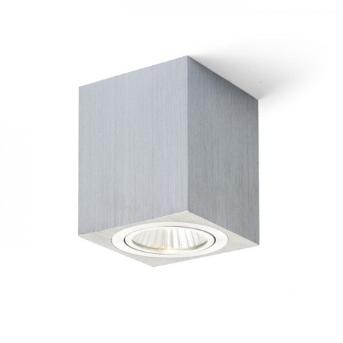 Downlight - RED R10325 MAYO čtvercová výklopná přisazená česaný hliník 230V/700mA LED 9 - RED - DESIGN RENDL - foto 1
