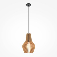 Kónická - M MOD191PL-01W1 Závěsné svítidlo Roots E27 40W béžový kov skandinávský design  - MAYTONI