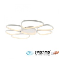 Dekorativní - LD 14046-16 PEBBLES LED stropní svítidlo bílé stmívatelné běžným vypínačem paměťová funkce krokově stmívatelné 3000K - JUST LIGHT