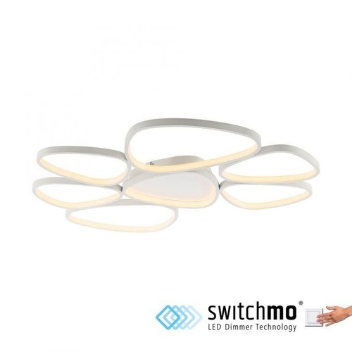 Dekorativní - LD 14046-16 PEBBLES LED stropní svítidlo bílé stmívatelné běžným vypínačem paměťová funkce krokově stmívatelné 3000K - JUST LIGHT - foto 1