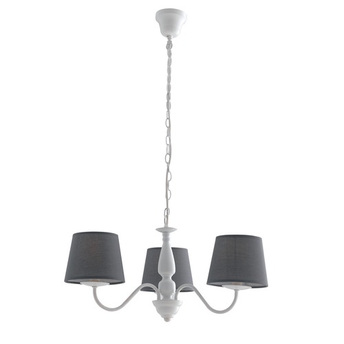 Dekorativní - FAN I-FAVOLA/3 Závěsné svítidlo Favola, bílé/šedé, 3 x E14, 56 x 100 cm - FANEUROPE - foto 1