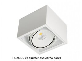 Hranatá - BPM 8216.02.D60.3K Stropní svítidlo Gran Cube černé 16W 3000K 60° 1442lm - BPM