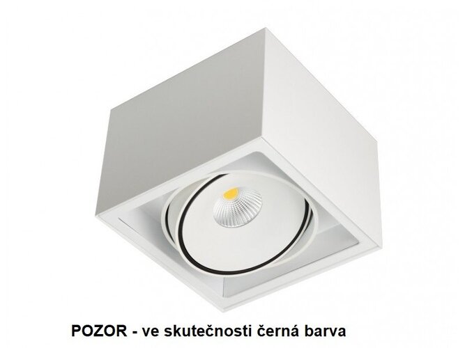 Hranatá - BPM 8216.02.D60.3K Stropní svítidlo Gran Cube černé 16W 3000K 60° 1442lm - BPM - foto 1