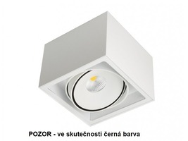 Hranatá - BPM 8216.02.D60.3K Stropní svítidlo Gran Cube černé 16W 3000K 60° 1442lm - BPM