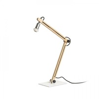 Stolní lampy dekorační - RED R12947 NIZZA stolní podstavec bílá dřevo 230V E14 28W - RED - DESIGN RENDL