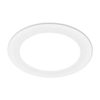 Kruhová - BRI 7995016 LED vestavné bodové svítidlo – pr.220mm, ploché, 18W, 230V, 18W, neutrální bílá, bílé - BRILONER
