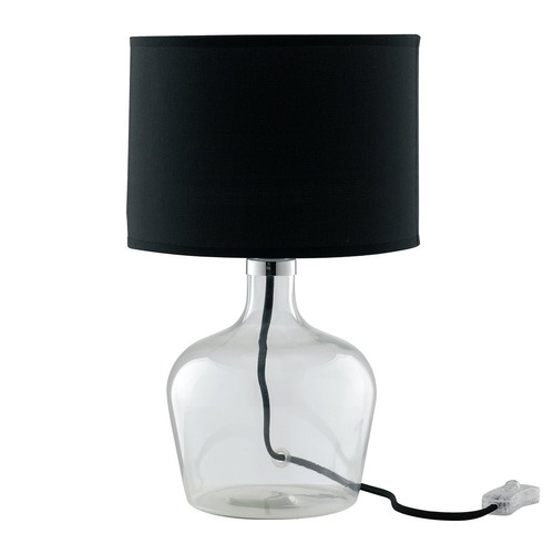 Stolní lampy dekorační - FAN I-HENDRIX-L NER Stolní lampa Lume Hendrix, černá, 1 x E27, 23 x 37 cm - FANEUROPE - foto 1