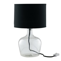 Stolní lampy dekorační - FAN I-HENDRIX-L NER Stolní lampa Lume Hendrix, černá, 1 x E27, 23 x 37 cm - FANEUROPE