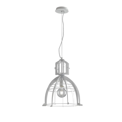 Kruhová - FAN I-URBAN-S40 BCO Závěsné svítidlo URBAN bílá, 1xE27, 40 x 150 cm - FANEUROPE - foto 1