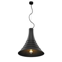 Kónická - LA 1000433 BATO 45 PD, závěsné svítidlo, černá, E27, max. 60W - BIG WHITE (SLV)