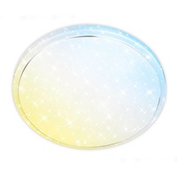 Kruhová - BRILO 3869016 Star A stropní svítidlo pr.48 cm - 19,5W, 4450lm, LED, EEK A, stmívatelné, dálkový ovladač, CCT, bílé - BRILO
