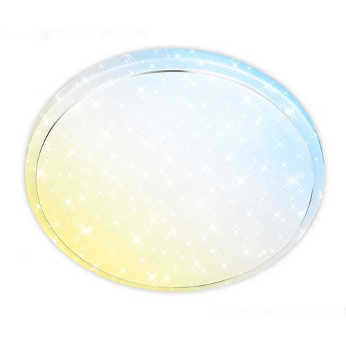 Kruhová - BRILO 3869016 Star A stropní svítidlo pr.48 cm - 19,5W, 4450lm, LED, EEK A, stmívatelné, dálkový ovladač, CCT, bílé - BRILO - foto 1