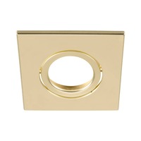 Pro zapuštěná svítidla - LA 1007194 UNIVERSAL DOWNLIGHT kryt pro downlight IP20, výkyvný, hranatý, matně zlatý - BIG WHITE (SLV)