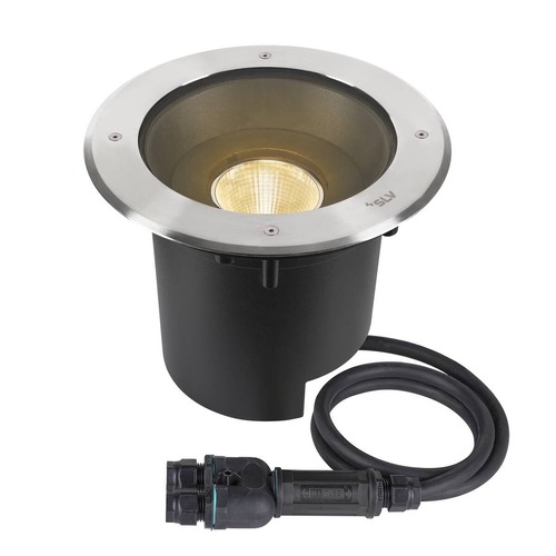 Zapuštěná - LA 1007241 DASAR 2.0 XL kulatý kryt 24° 3000 K DALI vč. driveru DALI nerezová ocel - BIG WHITE (SLV) - foto 1