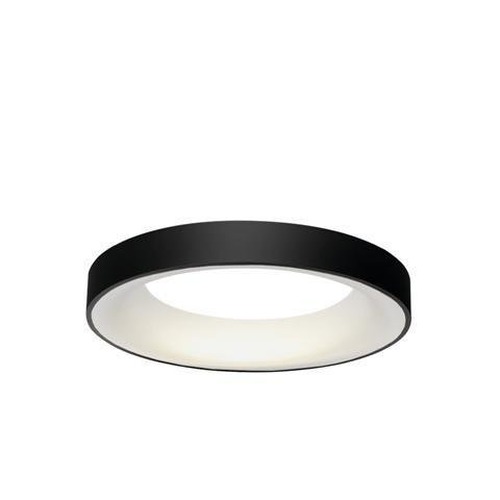 Kruhová - AZZ AZ3434 LED Stropní přisazené svítidlo Azzardo Sovana Top 45 CCT black Dimm AZ3434 40W 2200lm 2700-6500K IP20 45cm stmívatelné černé - AZZARDO - foto 1