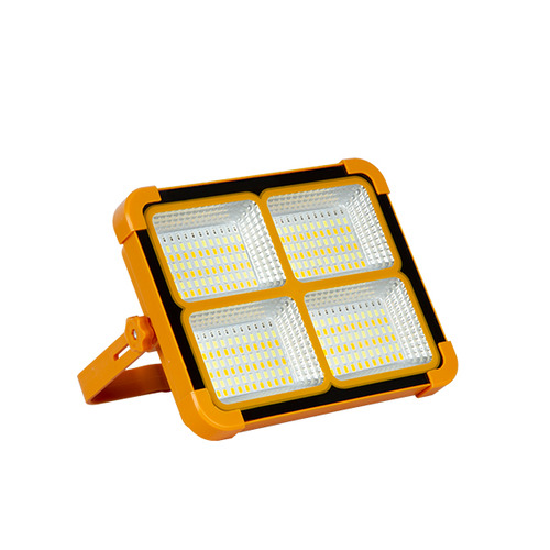 Solární světlomet - LED SMD přenosné světlomety se solárním panelem 6V/2.3W - foto 1