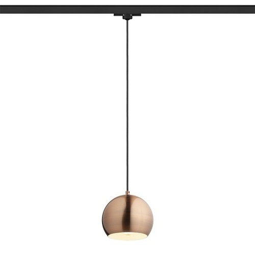 Svítidla - RED R13977X VÝPRODEJ VZORKU - AGNETA pro tříokr. lištu závěsná česaná měď 230V E27 40W - RED - DESIGN RENDL - foto 1
