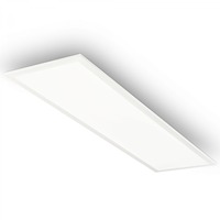 Hranatá - BRILO 7667016 BRILONER Simple svítidlo LED panel 100x25 cm - 22W, 2300lm, neutrální bílá, IP44, bílé 7667016