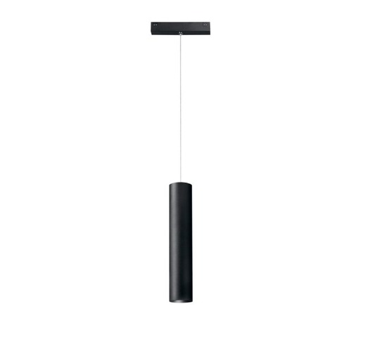 Lištové INTEC 48V - FAN DAVINCI-S60C Závěsné svítidlo systému 48 V - Davinci Tubo, černé, LED, 5 W, 500 lm, 3000 K, 6 x 132,82 cm - FANEUROPE - foto 1