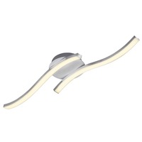 Dekorativní - BRI 3258-029 LED stropní svítidlo, 55,4 cm, 12 W, hliník - BRILONER