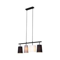 Podélná - BRILO 4025-045 Závěsné svítidlo, 74 cm, max. 40 W, černá - BRILO