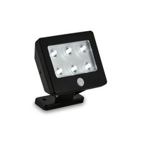 Reflektory - BRI 2276065 LED venkovní svítidlo s čidlem 12 cm 6x0,06W 7lm černá (starý kód: BRI 2276-065) - BRILONER