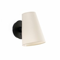 Dekorativní - FARO 20031-88 LUPE černá/béžová stolní lampa - FARO
