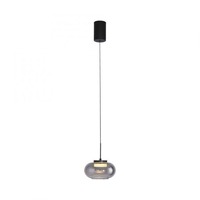 Koule - LD 15471-18 Kolekce Schöner Wohnen závěsné svítidlo SIA černá, kouřové sklo, stmívatelné, SimplyDim, 3000K - JUST LIGHT