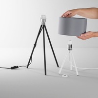 Stolní lampy dekorační - FAN B-MARILYN-L-BCO Základna stolní lampy – základna Marilyn, bílá, 1 x E27, výška 42,7 cm - FANEUROPE