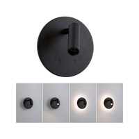 Bodová - P 71286 LED nabíjecí nástěnné svítidlo Kiora 2700K / 3,7V 0,6W / 0,7W stmívatelné černá - PAULMANN
