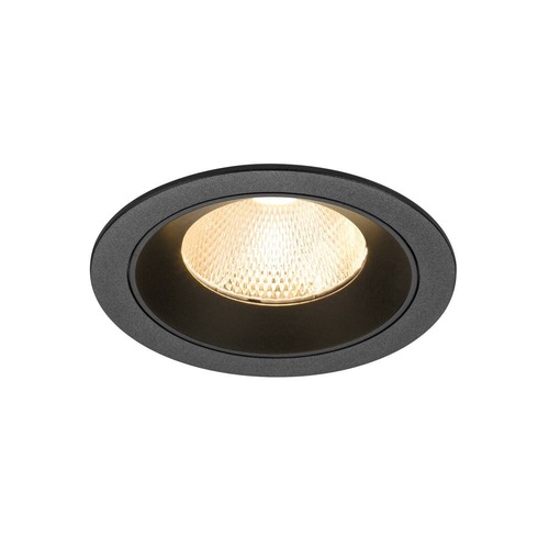 Kruhová - LA 1009757 NUMINOS® L Stropní vestavné svítidlo, 2700 K, 20°, IP20, kulaté, černé - BIG WHITE (SLV) - foto 1