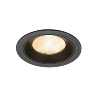 Kruhová - LA 1009757 NUMINOS® L Stropní vestavné svítidlo, 2700 K, 20°, IP20, kulaté, černé - BIG WHITE (SLV)