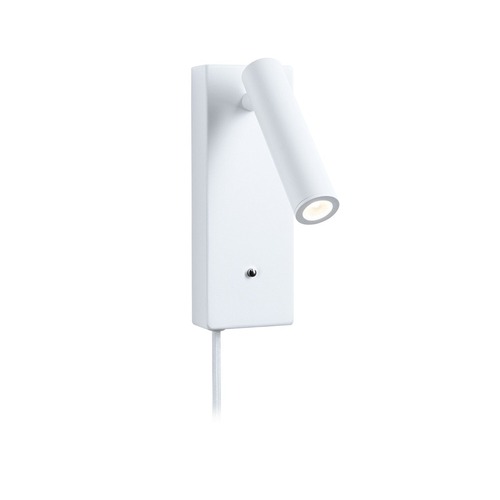 Dekorativní - P 71108 LED nástěnné svítidlo 3-krokové-stmívatelné Hulda USB C 3000K 230V 2,5W stmívatelné bílá mat - PAULMANN - foto 1