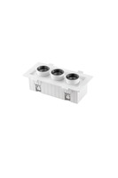 Hranatá - FAN INC-SIDER-3-BCO Vestavné LED svítidlo Sider (bílé) 16 W, 2130 lm, CCT 3000/4200/6500 K, 188 x 90 x 70 mm - FANEUROPE