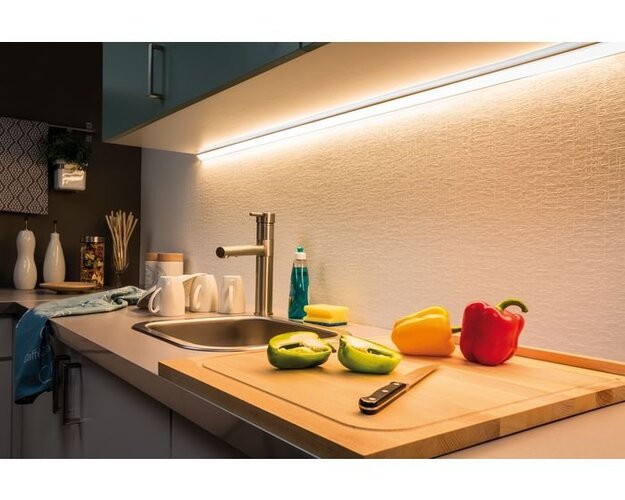 Hlavní osvětlení - P 70585 MaxLED 1000 pásek zákl.sada 1,5m teplá bílá stříbrnošedá - PAULMANN - foto 1