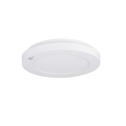 Kruhová - SLC SLC1514 Stropní LED svítidlo Space 235 mm bílé 1820lm 2700/3200/4000K čidlo PIR IP20 opál - TLG - foto 1