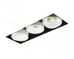 Bezrámečková - BPM 8206.02.D40.3K Zápustné svítidlo Cube černá polomatná - BPM