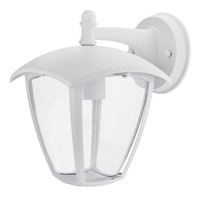 LED zahradní světla - Nástěnné svítidlo dolů Matt White 1xE27