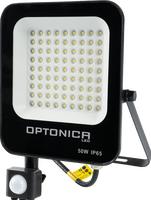 Vnější světlomety - LED SMD Floodlight Černé tělo IP65 se senzorem